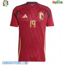 Camisa de time de futebol Bélgica Johan Bakayoko #19 Replicas 1º Equipamento Europeu 2024 Manga Curta
